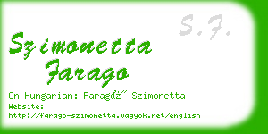 szimonetta farago business card
